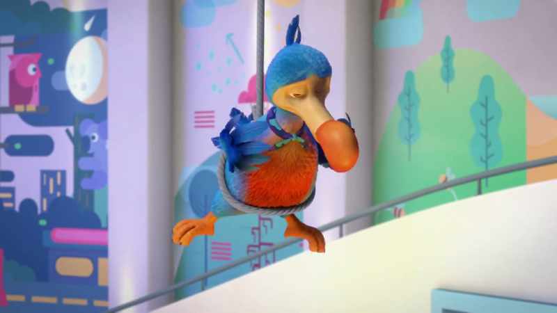 [lava burbling] -[whimpers]
