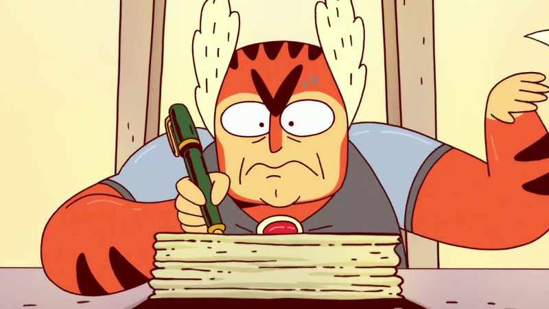 �� Laying down laws! He's laying down laws! ♪