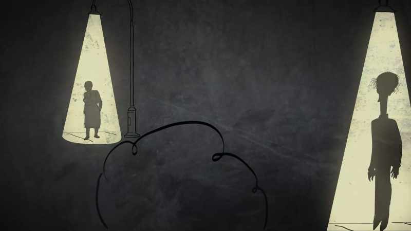 �My mother stayed far, far away