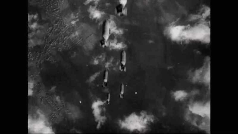 �Those were sticks of high explosive bombs