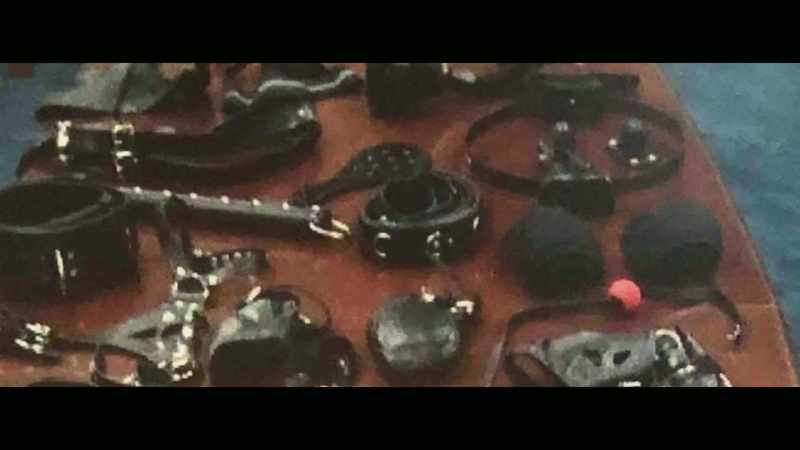 Leather neck restraints, wrist restraints