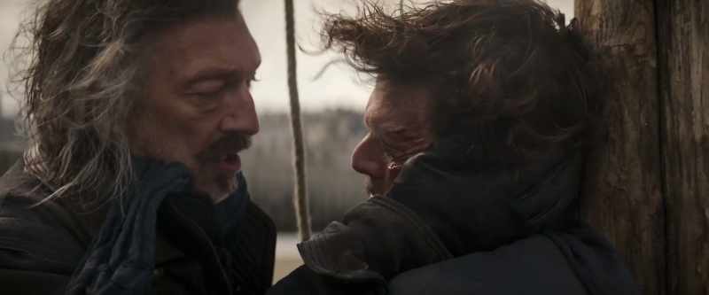 Leave me... Think about your son!