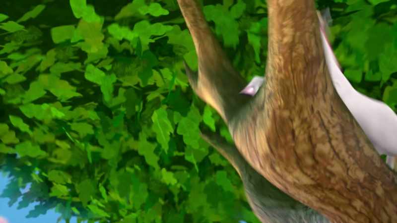 [leaves rustling]