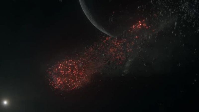 Leaving the material behind