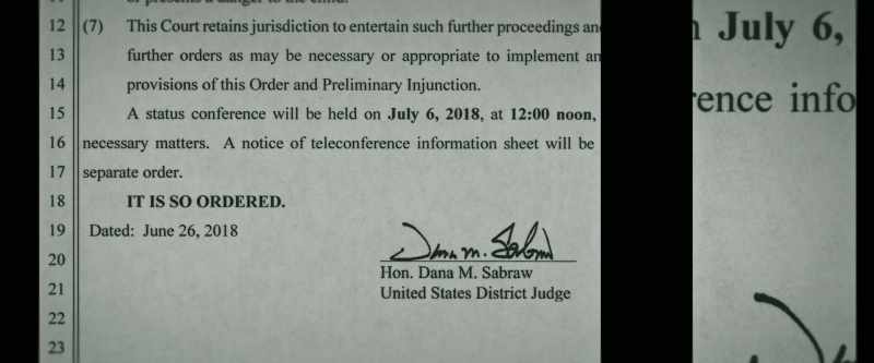 [Lee] One of the great things that this judge did