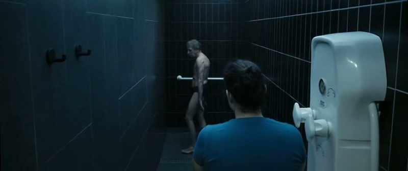 Left leg forward. Left hand on your right shoulder