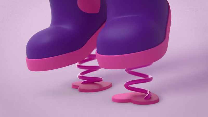 Lemme try something else. Pogo-spring shoes, activate!