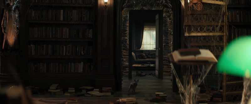 [Lenore meowing and purring]