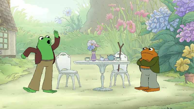 Let me get you something to sit on, Toad. And a teacup