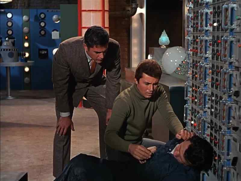 Let him go! Come on! Let's get out of here!
