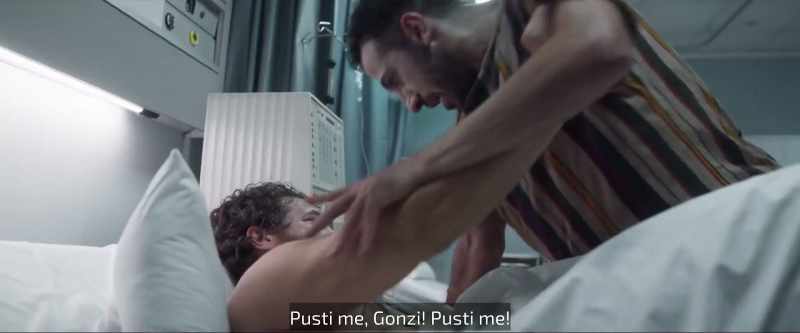 Let go of me, Gonzi! Let me go!