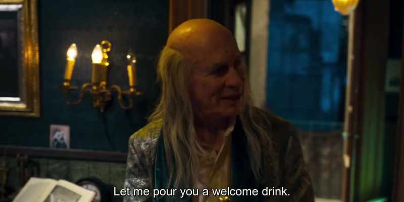 Let me pour you a welcome drink