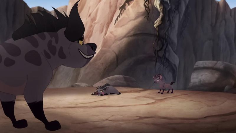 Let me show you how a real hyena fights