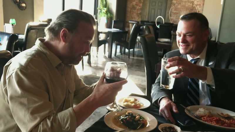 Let's drink to that. - As you know