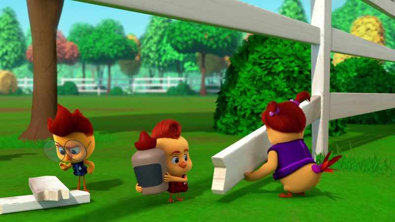 Let's get to work. -Little Boo has got the glue!