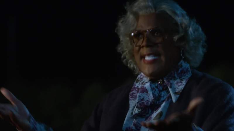 Let's go in and play charades with Madea