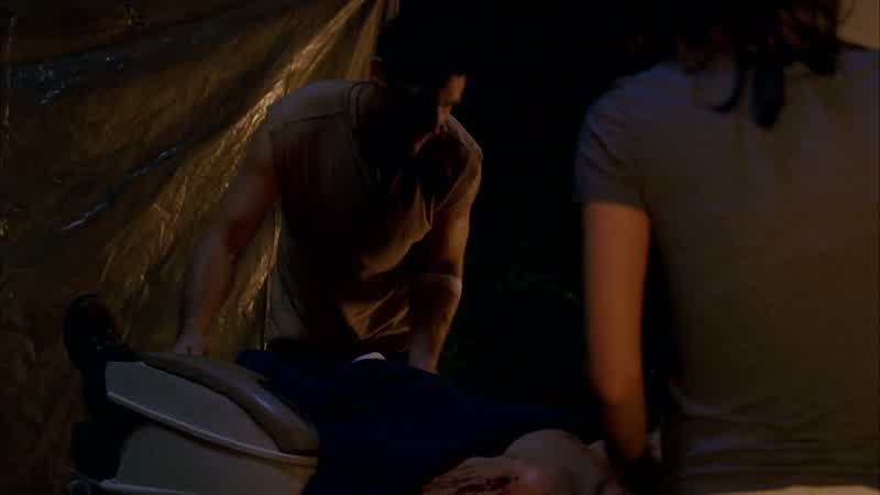 Two. Three. — why are you doing this? He's bleeding inside. You're not helping him. You can't save h