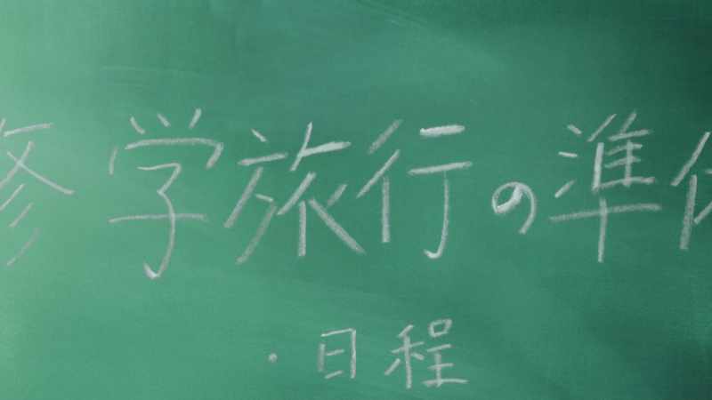 Let's plan for the school trip =daily schedule