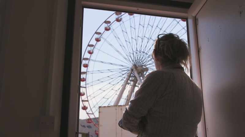 Let's put a big, massive Ferris wheel