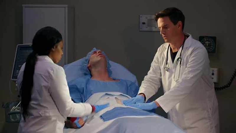 Let's put our hands on your abdomen