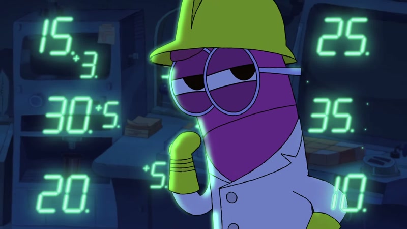 Let's see, five plus five equals ten