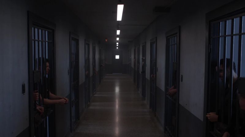 Lex's cell is through that door