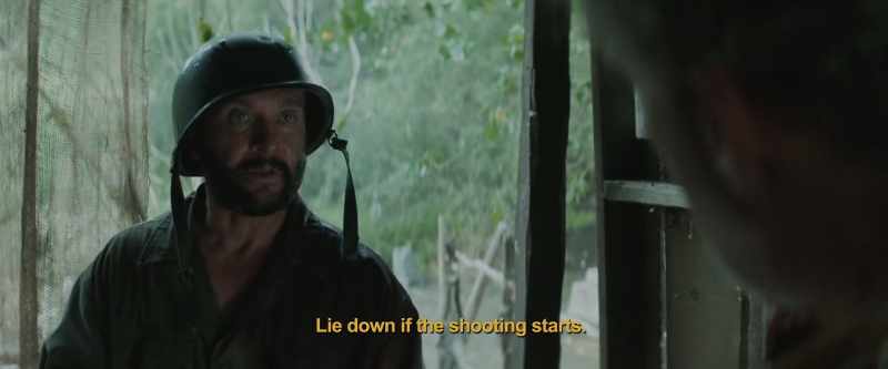 Lie down if the shooting starts