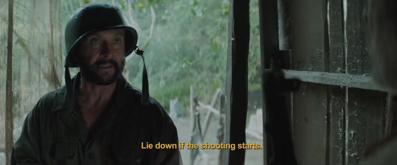 Lie down if the shooting starts