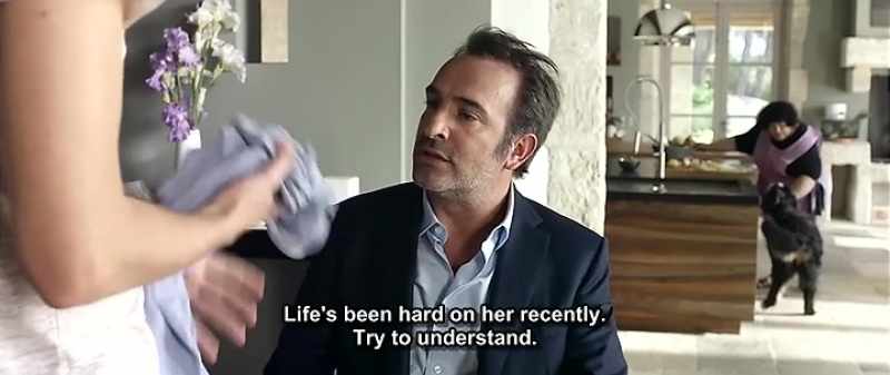 Life's been hard on her recently. Try to understand