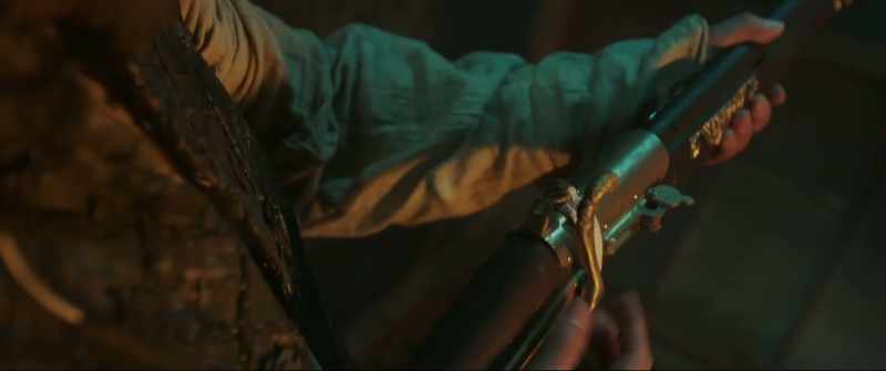 Light it and pull the trigger and bang!