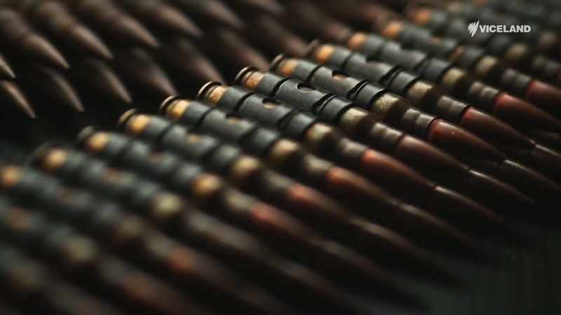 Light and medium machine guns used heavier calibre ammunition and