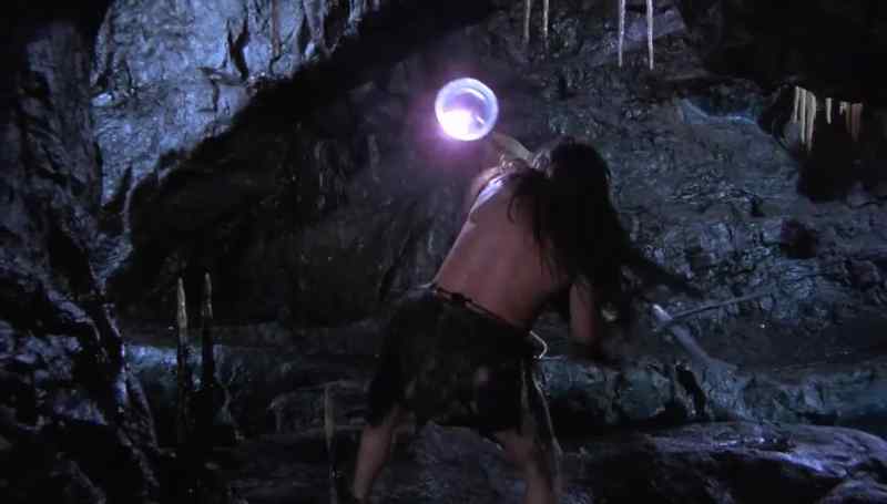 (light splashes)