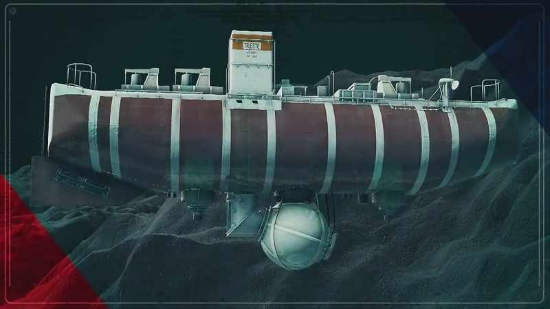 Lighter than water, it keeps the craft afloat