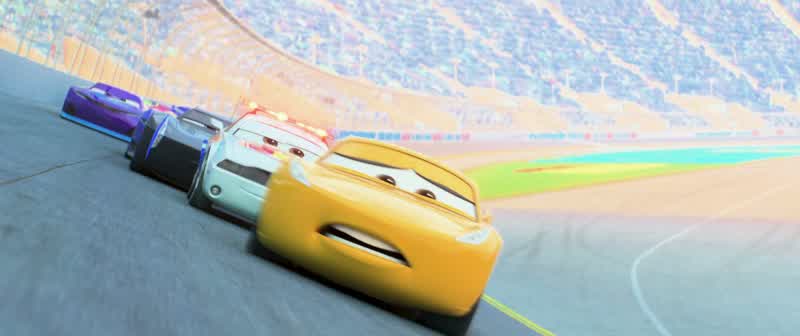 Lightning McQueen's team has headed a different car supporting the 95
