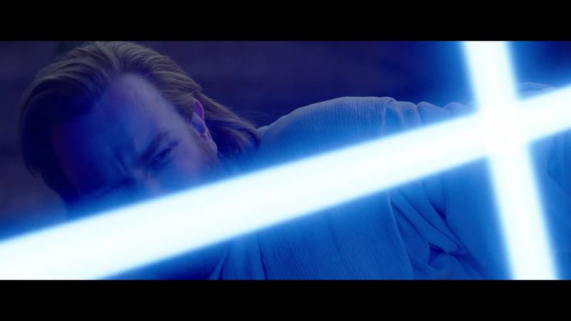 (LIGHTSABERS CRACKLING)