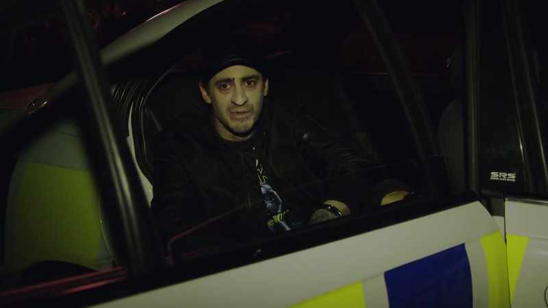 Like, 18 bags of blood, I get pulled over