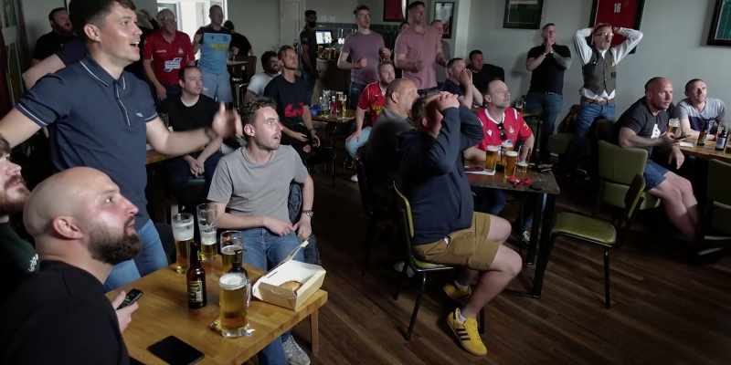 Like, I'd watch England on the sofa