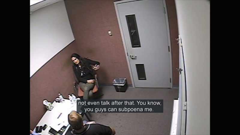 Like, she was definitely under the influence