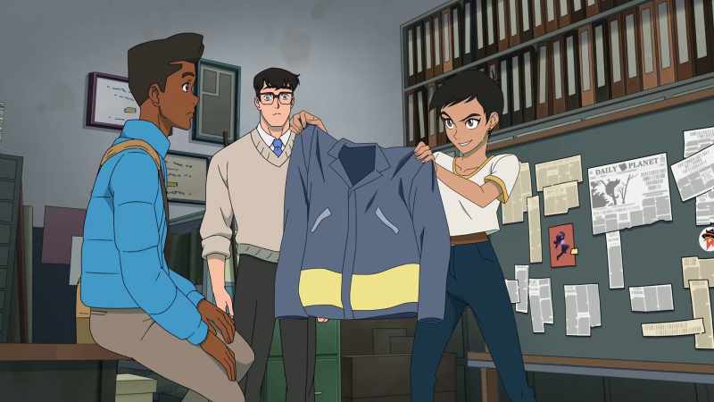 Like taking this jacket Superman wore