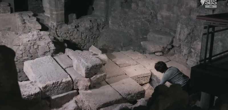 Like these blocks of stone, which make up the substructure