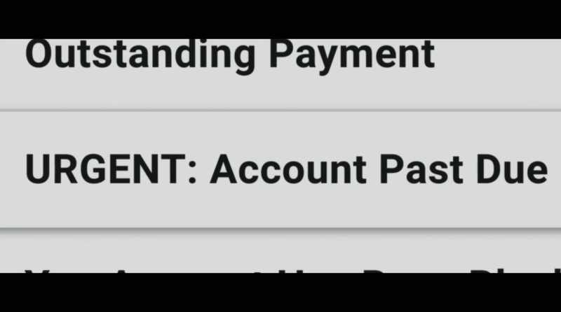 Like, what do you do when you have nine creditors on you?