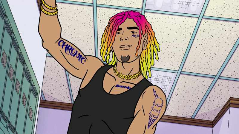 LIL BLURP: He a rainbow dreadlock no‐talent bitch