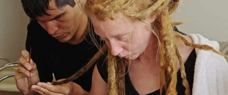 LILY: My dreadlocks, that was the closest thing that we had to