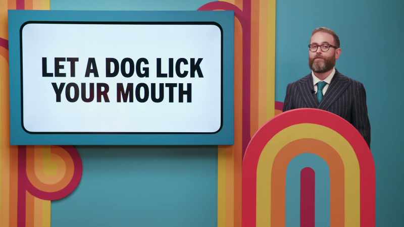 Lily, would you let a dog lick your mouth?
