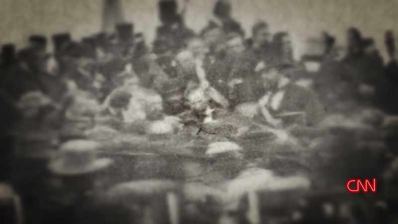 LINCOLN HAD JUST SPOKEN FOR TWO AND A HALF MINUTES