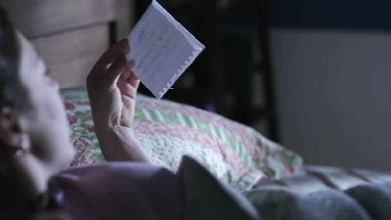 Linda was extremely upset and did not save the note