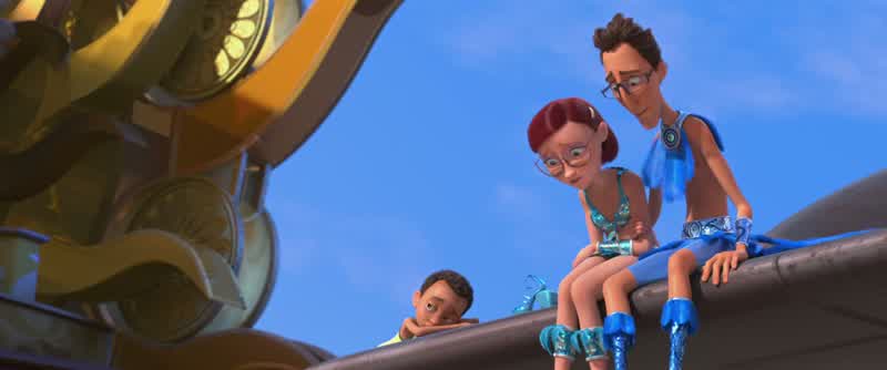 Linda! Blu? lt's Blu! Look, Tulio, it's Blu! And he's flying. My Blu is flying! He's flying