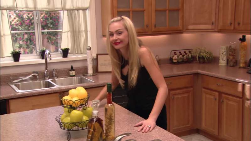 Lindsay did that oven vent hit you Your foot is bleeding