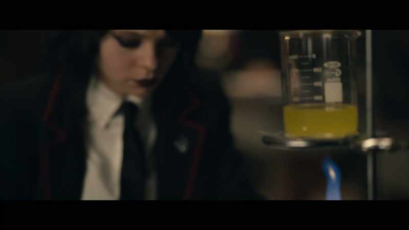 [liquid bubbling]