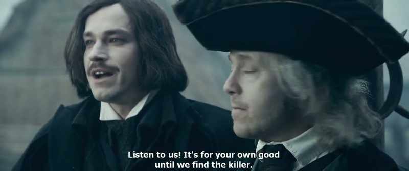 Listen to us! It's for your own good until we find the killer